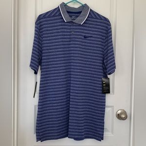 Men’s Nike Golf Dark Blue/Royal Blue Polo, Size M
